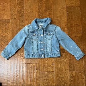 Toddler Girls OshKosh BGosh Jean Jacket - 3T - Hearts